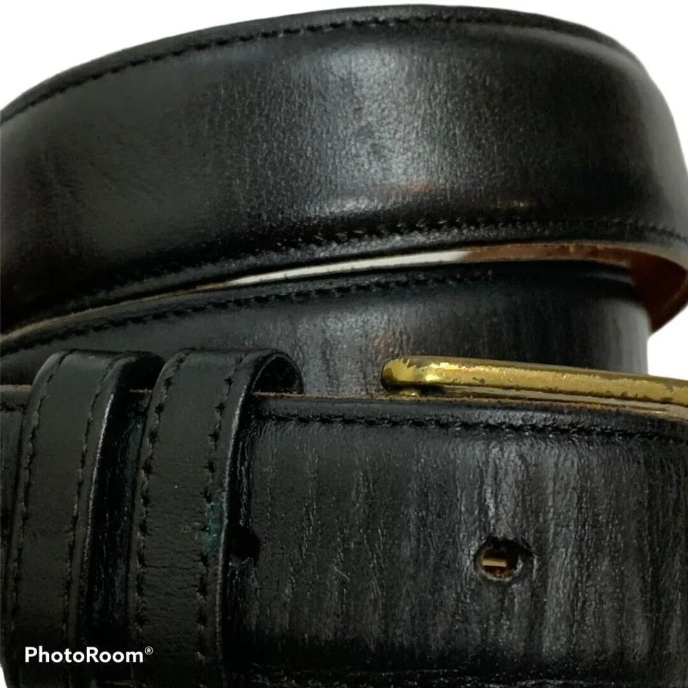 Coach‎ 5800 Men's Size 38 Black Leather Belt